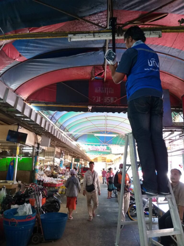 กล้องวงจรปิดวัดอุณหภูมิร่างกาย