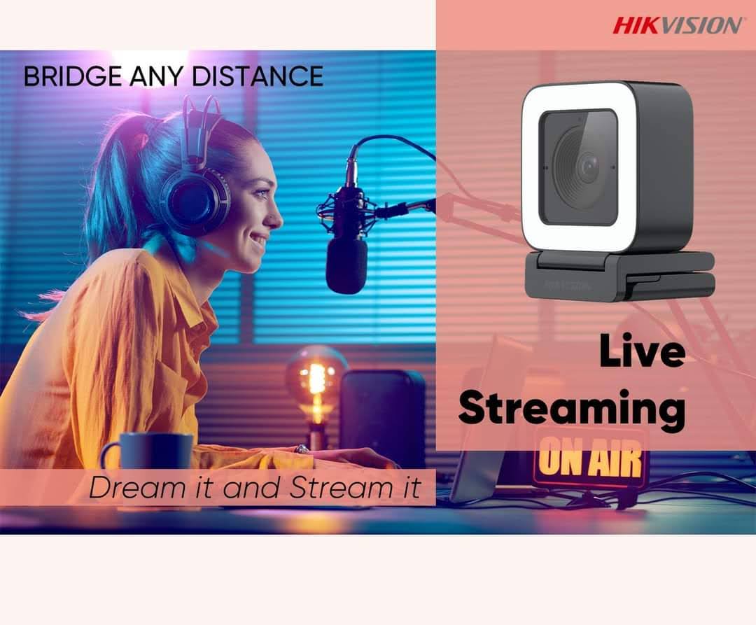 Hikvision เว็บแคม Live streaming