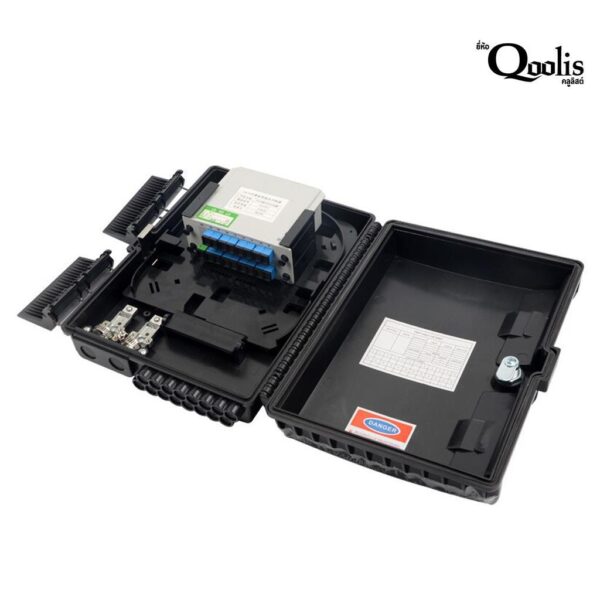 1-x-16-PLC-Fiber-Splitter.jpg Qoolis Teminal Box รวมสาย Fiber Splitter 1*16 (UPC)