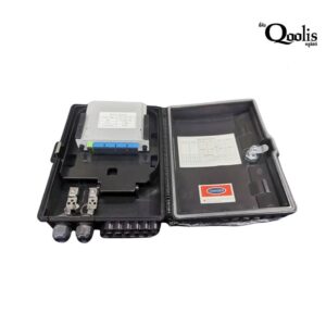 1-x-8-PLC-Fiber-Splitter.jpg Qoolis Teminal Box รวมสาย Fiber Splitter 1*8 (UPC)