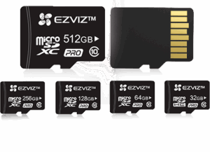 68cb47410e04089dae69e69afa5ee3c7.png EZVIZ Smart MicroSD 64GB / 128GB / 256GB Card | Pro Series