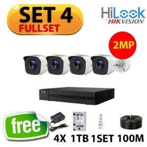 Hilook Set 4 2MP Fullset