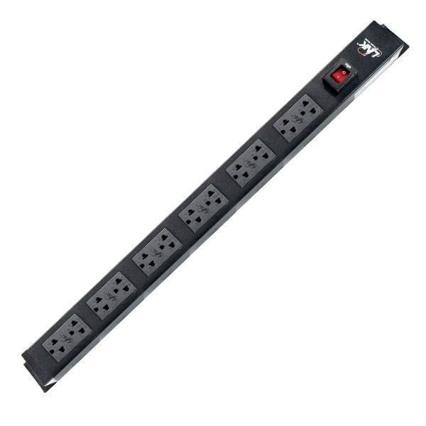 LINK CH-10312A | Outlet w/Cable 3 M. + Lighting Switch w/Guard , 16A, Electronic Circuit Breaker