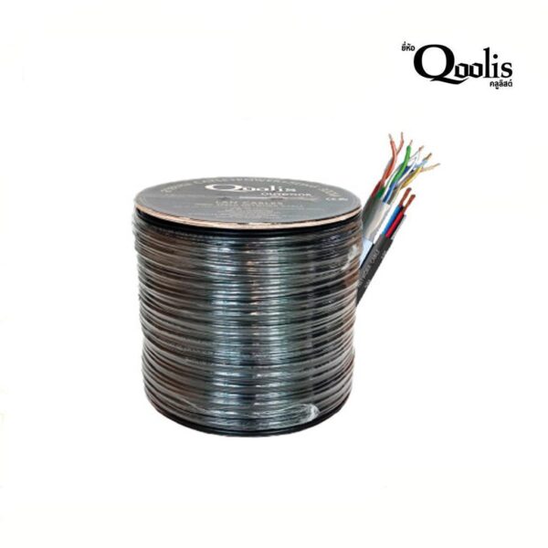 Qoolis Cat5E +Power +Sling 300M