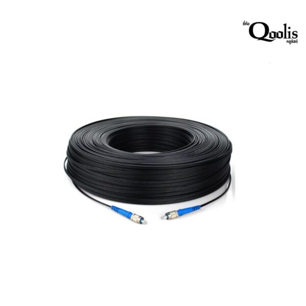 Fiber-Optic-200M-FC-FC-UPC.jpg Qoolis สาย Fiber 1 core สำเร็จ 500ม. FC-FC UPC