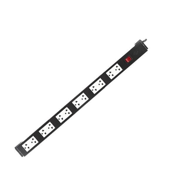 GERMAN G7-00012B | AC POWER DISTRIBUTION 12 Universal Outlet w/Cable 3 M. & Surge Protection