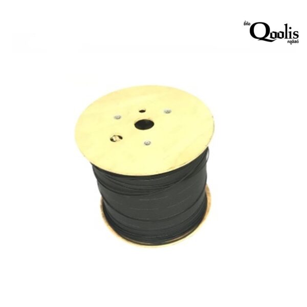 Qoolis-Fiber-Optic-1-Core.jpg Qoolis Fiber Cable 4 Core สายแบน 1000m