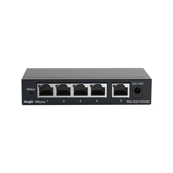 RG-ES105GD.jpg Reyee RG-ES105GD Non-PoE Switch 5-port 10/100/1000Mbps
