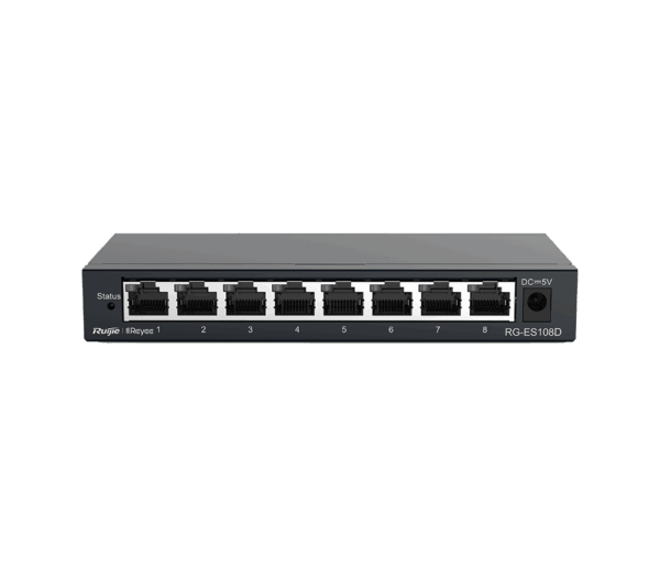 RG-ES108D.png Ruijie Reyee RG-ES108D Switch 8-port 10/100Mbps