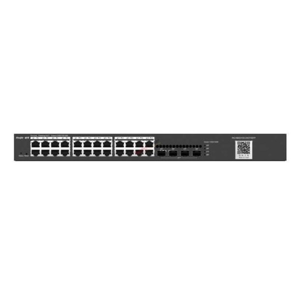 Reyee-RG-NBS3100-24GT4SFP.jpg Reyee สวิตช์ 28 พอร์ตกิกะบิต รุ่น RG-NBS3100-24GT4SFP
