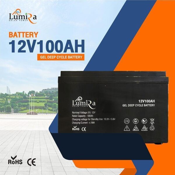 Solar-Power-Battery-12V100AH.jpg Lumira 12V100AH แบตเตอรี่โซล่าเซลล์