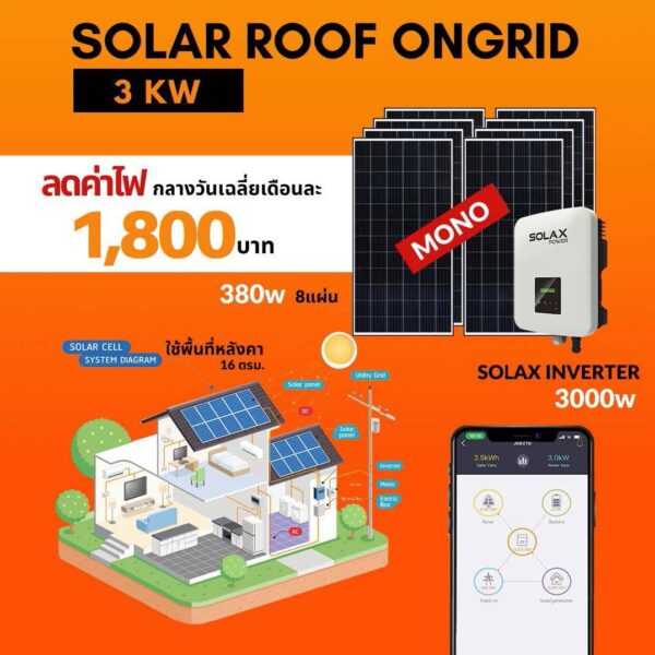 Solar-Roof-Ongrid-3kw-Mono.jpg Solar Roof Ongrid 3kw Mono