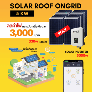 Solar Roof Ongrid 5Kw