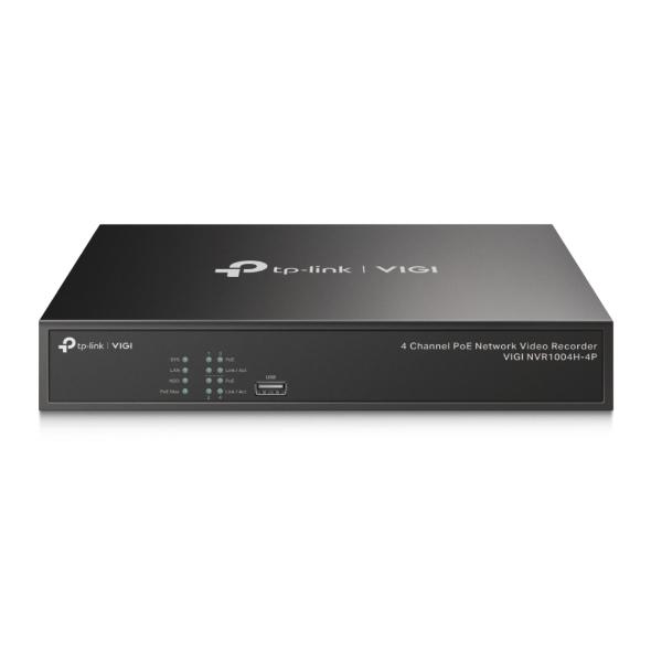 VIGI NVR1004H-4P เครื่องบันทึกพร้อมพอร์ต PoE+ 4 ช่อง
